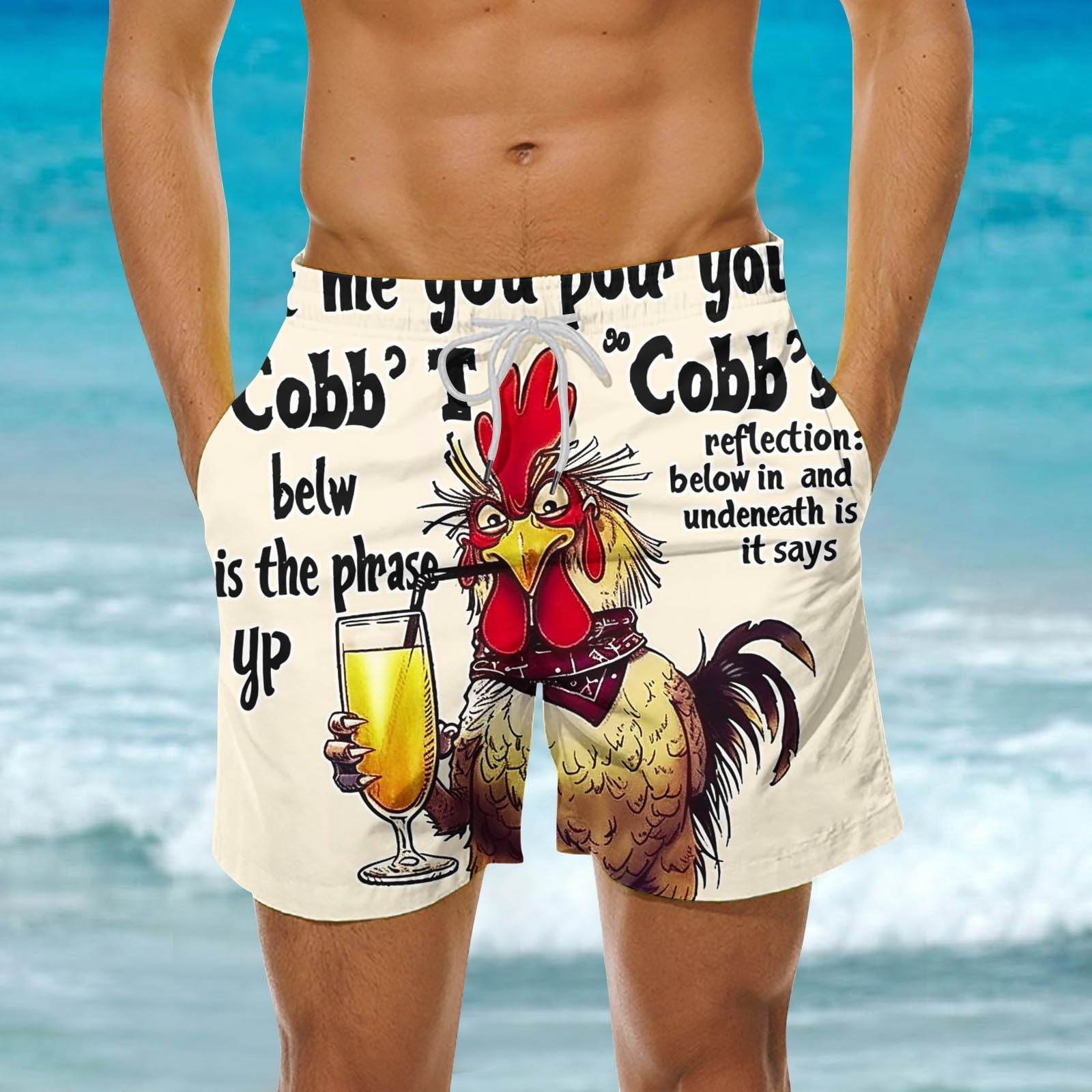 Birdeem Swim Trunks Men Mens Summer Loose Beach Shorts Pocket Swimming Pants