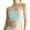 Mint Green, variant on XuJwPNcy Women's Sports Bras Square Neck Workout Yoga Bra Seamless Ribbed Spaghetti Strap Crop Tank Top