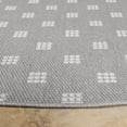 thumbnail image 4 of Safavieh Terrace Bayon Geometric Indoor/Outdoor Area Rug, Gray/Ivory, 6'7" x 6'7" Round, 4 of 13
