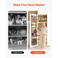 thumbnail image 6 of Adjustable 9-Tier Over the Door Pantry Organizer - Space-Saving Hanging Storage Rack for Kitchen Essentials, 6 of 6