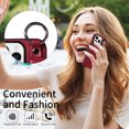 thumbnail image 5 of iPhone 14 PRO Case ,Card Slots Leather Wrist Strap Phone Cover for iPhone 14 PRO, 5 of 5