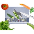 thumbnail image 2 of Carolines Treasures BB8298LCB Miniature Schnauzer Welcome Glass Cutting Board Large, Blue, 12H x 16W, multicolor, 2 of 2