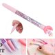 thumbnail image 4 of Black Gel Pen Liquid Paillette Handle Cartoon Cap Painting Writing Stationery Soft RubberPink Pen Holder, 4 of 5