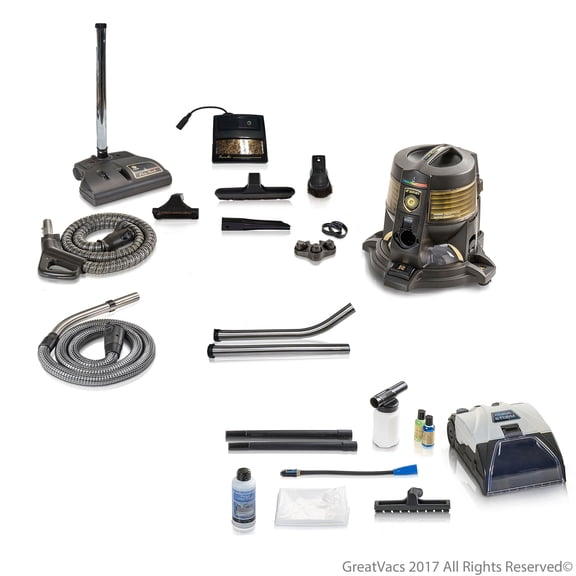 Restored Rainbow E Series Canister Vacuum Cleaner with Prolux Storm Shampooer Kit, Water Filtration & 5-Year Warranty