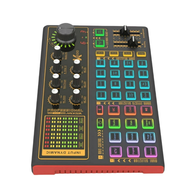 K300 Podcast Recording Equipment Mixer Voice Live Sound Card DJ