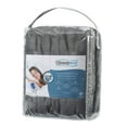 Beautyrest Heated Plush Oversized Solid Microlight Throw