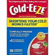 Cold-EEZE Zinc Cherry Lozenges, 18 Count Each (Pack of 6)