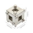 thumbnail image 2 of MasteelfCA Universal Car Vehicle Rear Disc Brake Caliper Piston Rewind Cube Tool Drive Tool, 2 of 8