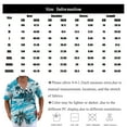 thumbnail image 5 of NAMTYQX Mens Graphic T-Shirts Button Up Short Sleeve Textured Patterned Plus Size Light Vneck Casual Graphic Tees Men Navy Size L, 5 of 5