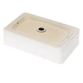 thumbnail image 6 of 24"x16"x5” White Ceramic Rectangular Vessel Countertop  Bathroom Sink, 6 of 9