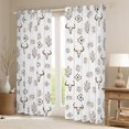 thumbnail image 2 of jejeloiu Brown Bull Skull Curtains Pack of 2 (42x84 Each),Country Farmhouse Lodge Curtains Blackout,Rustic Hunting Animals Bedroom Curtains For Teens,Luxury Bedroom Decor, 2 of 6