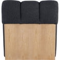 thumbnail image 3 of Meridian Furniture Swoon Black Faux Sheepskin Accent Chair, 3 of 7