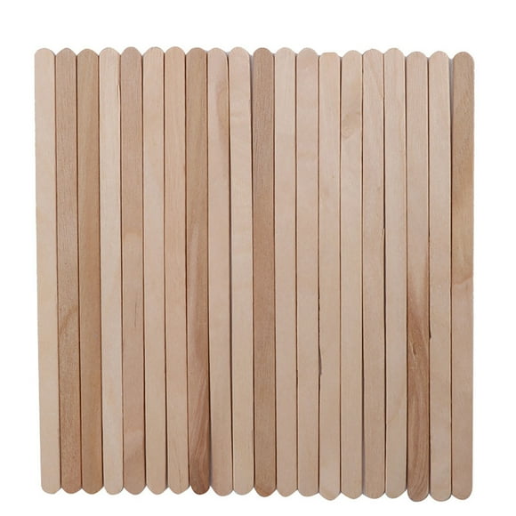 100Pcs Disposable Wooden Depilatory Wax Applicator Stick Spatula Hair Removal Tools, Wax Applicator Sticks Facial Cream Spatulas Small Wood Craft Sticks For Waxing Body Hair Care