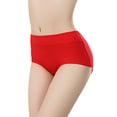 thumbnail image 5 of Rovga Underwear Women 5-Pack Mixed Color Summer Thin Mid-Waist Comfortable Soft Undies Brief, 5 of 7