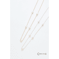 thumbnail image 5 of WINQ Multi-Station Bezel Necklace Lab Grown Diamond 14K Gold, 5 of 5