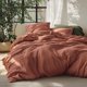 thumbnail image 1 of Funda de Edredón Bedsure Mezcla de Algodón y Lino Queen con 2 Fundas de Almohada, 1 of 9