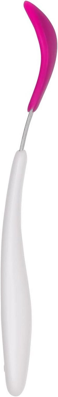 OXO Tot - Ensemble de cuillères d'alimentation - Bord en silicone souple sur la cuillère - Ustensiles d'alimentation pour bébés et tout-petits - Rose