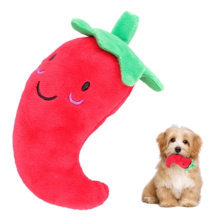 AURARMLET Chilli Pet Toy Red Plush 1Pack