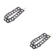 thumbnail image 4 of Sonducket Gargantilla collar exagerado grueso enlace suéter cadenas mujeres Collar colgantes joyería Ropa Accesorios gris blanco Gris blanco 2piezas, 4 of 6