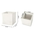 thumbnail image 7 of Christopher Knight Home 316048 Burgos Planter, Medium, Antique White, 7 of 7
