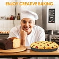 thumbnail image 7 of Gutsdoor Pie, Tart & Quiche Pan with Removable Bottom Nonstick Round Quiche Baking Dish Pie Pans for Baking Kitchen (11 Inch), 7 of 7