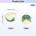 thumbnail image 3 of Uxcell Paquete de 50 Cabezas de Camelia Artificial, Cabeza de Camelia de Seda Falsa de 1.3 Pulgadas para Boda/Ramo/Pared de Flores [Blanco Lechoso, 3.5cm], 3 of 7