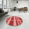 thumbnail image 4 of Ahgly Company Machine Washable Indoor Rectangle Transitional Red Area Rugs, 8' x 12', 4 of 7
