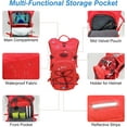 thumbnail image 4 of Wolt | Hiking Hydration Backpack with 2L Hydration Bladder Hiking Cycling Climbing for Unisex(Red), 4 of 7