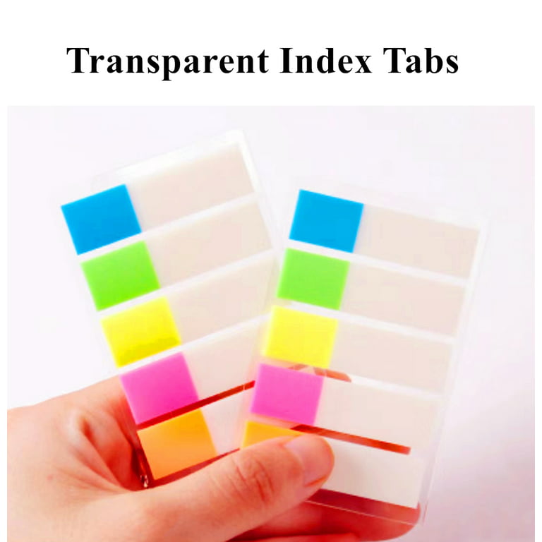  Transparent Sticky Notes, 1000 Sheets Clear Sticky