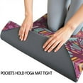 thumbnail image 3 of Colorful Tribal Pattern Hot Yoga Mat Towel Non Slip for Hot Yoga - Quick-Drying Yoga Mat Cover with 4 Corner Pockets with Travel Bag - Hot Yoga Towel Non Slip Grip Moisture Wicking Sweat 70"x26", 3 of 6