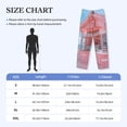 thumbnail image 2 of Salouo Pastel Pink Beach Cafe Print Pajama Pants for Men, Lounge Pants Elastic Waistband Casual Men's sleepwear Loungewear Sleep Pajama Pant -Large, 2 of 7