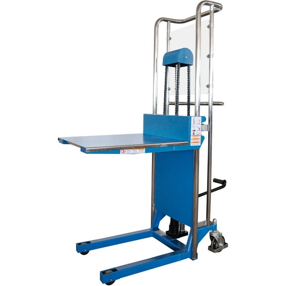 Global Industrial 989055 Hydraulic Lift Positioner Truck - 880 lbs Capacity