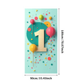 thumbnail image 3 of Glittery Gold One Banner for First Birthday Party, Party Decorations Backdrop Background Photography Props for Celebrations Photo Booth Decor, 3 of 4
