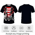 thumbnail image 3 of WHNBCW Men's Shirt With an Image of Men's Pirate Costume, Funny Pirate T-Shirt, 3 of 7