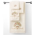 thumbnail image 2 of Avanti Linens Rosefan Washcloth, 2 of 5