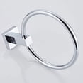 thumbnail image 4 of Hanging Ring Round Towel Rack Mounted Ring Towel Hand Towel Stainless Steel Towel Hanger Bathroom Accessories Wall Mount Chrome Finish 1 (Color : 1) (Color : 2), 4 of 5