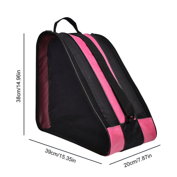 Bolsa De Transporte Para Patines De Hielo - Tela Oxford, Con Compartimentos, Asa Y Bandolera Ajustable