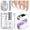 B2-Jelly Silver Cateye(15ml/0.51 fl.oz), variant on SAVILAND Glow In The Dark Gel Nail Polish Set 12 Colors Neon, 7.5 ml/0.25 fl.oz