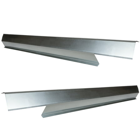 CCPAO Compatible with 08 09 10 11 Ford Focus Slip-on Rocker Panel 4 door Set of Left & Right Side