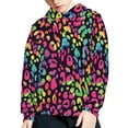 thumbnail image 3 of DISNIMO Leopard Print Hoodie for Girls Print Hoodies Pullover Hoodie Boys 6-7 Hoodie Sweatshirts Kids Hooded Sweatshirt with Pockets Children Clothing Girl Holiday Clothes, 3 of 7