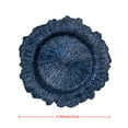 thumbnail image 2 of Pillfn 13 Inch Blue Charger Plates Plastic Plate Chargers for Table Setting Round Ganoderma Chargers for Dinner Plates Supplies for All Holidays and Parties Set of 12, 2 of 5