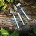 thumbnail image 7 of 3-Piece Mini Garden Tools Set - Small Stainless Steel Hand Tools with Wood Handle for Indoor Plants, Potted Flowers, Transplanting - Includes Shovel, Rake & Wide Shovel - Compact 5.91" Gardening Kit, 7 of 7