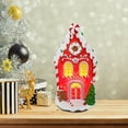 thumbnail image 3 of Christmas Village House, Warm LED Lights Light Up Candy Factory, Battery Operate Figurine Building Christmas Home Decor, 3 of 7