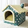 thumbnail image 1 of HOOPET New Style Dog House Double Roof Animal Shape House for Cats Small Dogs Pet Comfortable Sleeping Bed Cat Nest Bed Supplies ShopWise Round, 1 of 23