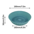 thumbnail image 3 of Home and Kitchen Qwtwty 7.5 Inch Baking Tray Multifunctional Baking Tray Food Grade Baking Pad, 3 of 6