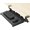 Black, variant on Large Clamp-on Computer Keyboard and Mouse Under Desk Slider Tray, 27 x 11 inch Pull Out Platform Drawer, Light Wood, MOUNT-KB05A