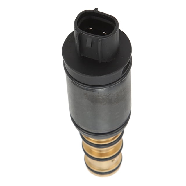 AC Compressor Electronic Control Valve, Sensitive High Performance Replacement Anti Aging Air Conditioner Control Valve Compact Structure For Car