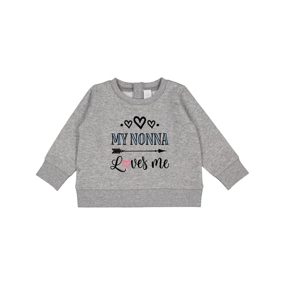 Inktastic My Nonna Loves Me Girls Baby Sweatshirt
