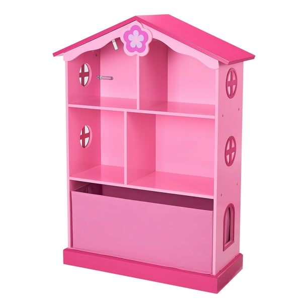 step 2 toy box with bookshelf pink