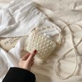 thumbnail image 2 of Bolso de hombro con perlas, bolso de mano con abalorios para boda, fiesta, regalo de vacaciones (estilo B), 2 of 8